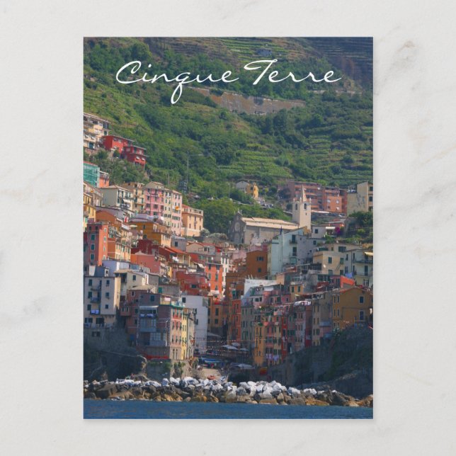 Riomaggiore terre postkarte (Vorderseite)