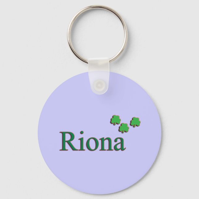 Riona Irish Girl Schlüsselanhänger (Vorderseite)