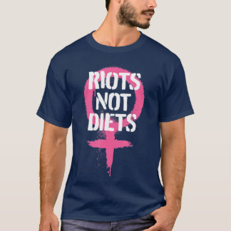 Riots Diäten nicht weiblichen Punk Graphic T-Shirt