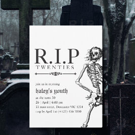 RIP 20-er Zwanziger Sonnenhügel Beerdigung 30. Geb Einladung