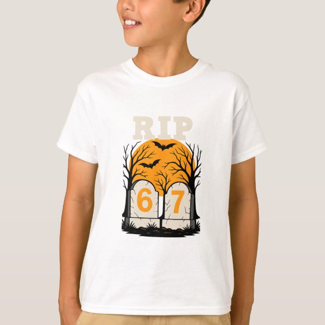Rip 67 Ruhe in Frieden Lustiger Eltern- oder Lehre T-Shirt (Vorderseite)