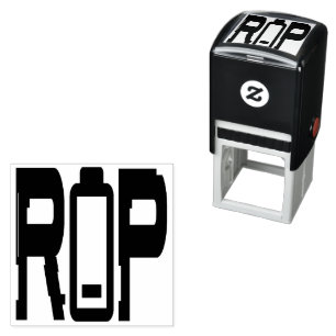 RIP-Akku-Briefmarke zur Selbstfärbung von Gummi Permastempel