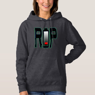 RIP Akku für Frauen Grundgezogenes Sweatshirt