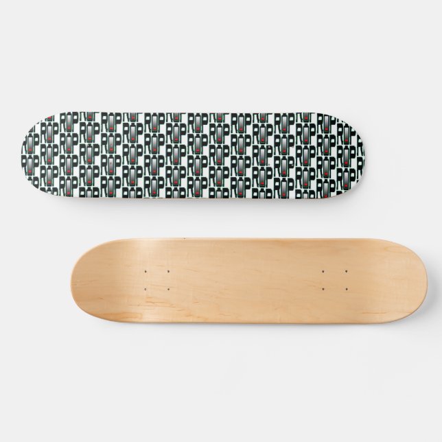 RIP-Akku-Skateboarddeck Skateboard (Horizontal)
