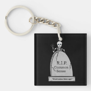 RIP an Gemeinverstand gestorben Schlüsselanhänger