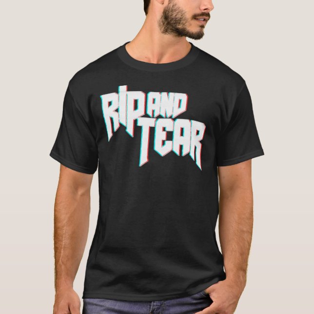 Rip and Träne Doom Eternal Essential Active T- T-Shirt (Vorderseite)