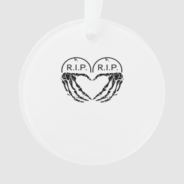 Rip, Conception En Forme De Coeur Faite De Gravest (devant)