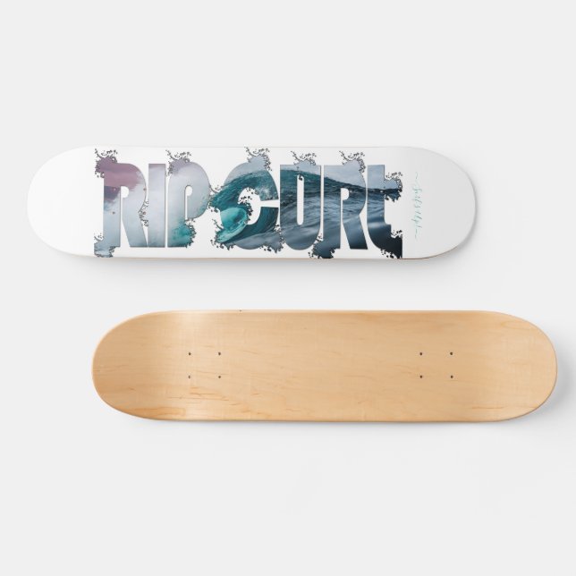 Rip Curl Splash Surf's Up Script Slogan Skateboard (Horizontal)