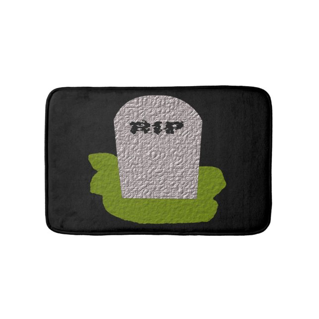 RIP Grabstein Bath Mat Badematte (Vorderseite)
