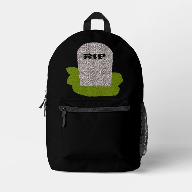 RIP Grabstein Bedruckter Rucksack (Vorderseite)