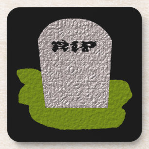 RIP Grabstein Cork Untersetzer