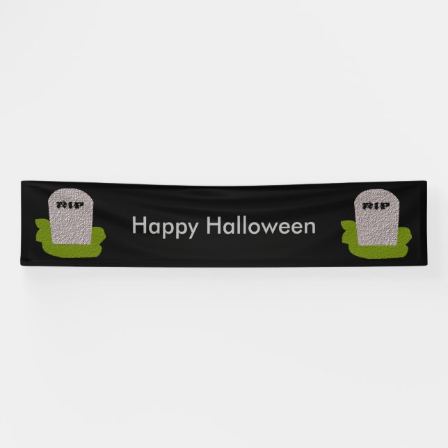 RIP Grabstein Custom Banner (Horizontal)
