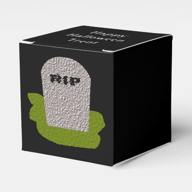 RIP Grabstein Custom Favor Box Geschenkschachtel (Vorderseite)