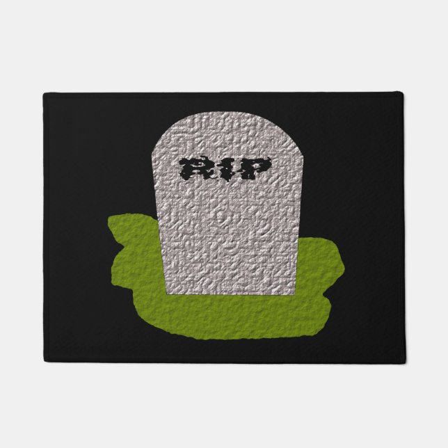 RIP Grabstein Doormat Fußmatte (Vorderseite)