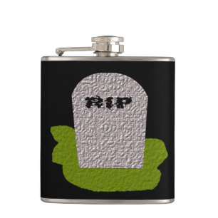 RIP Grabstein Flasche Flachmann
