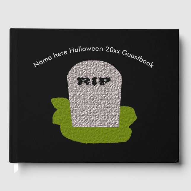 RIP Grabstein Gästebuch (Vorderseite)