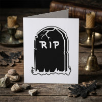 RIP Grabstein Grußkarten