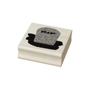 RIP Grabstein Holzkunst Briefmarke Gummistempel
