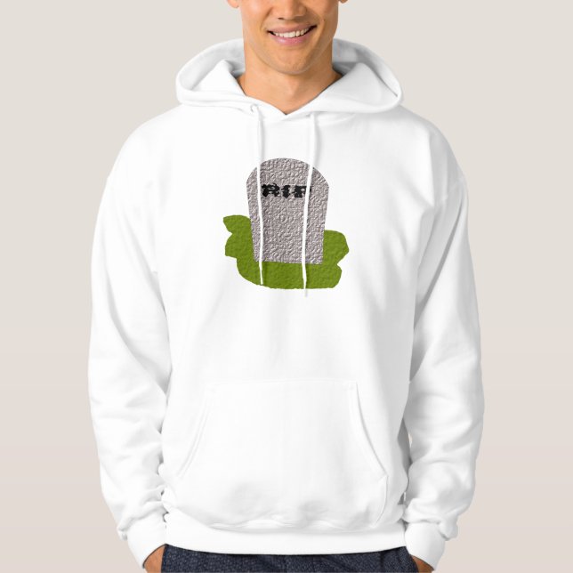 RIP Grabstein Hoodie (Vorderseite)