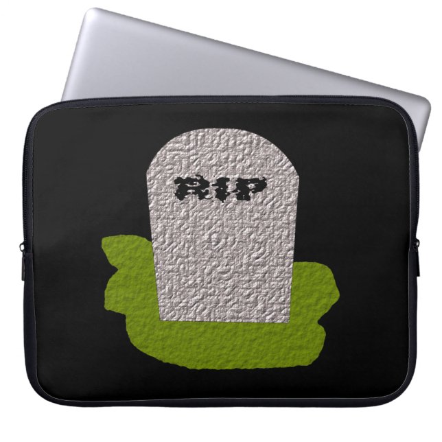 RIP Grabstein Notebook-Bag Laptopschutzhülle (Vorderseite)