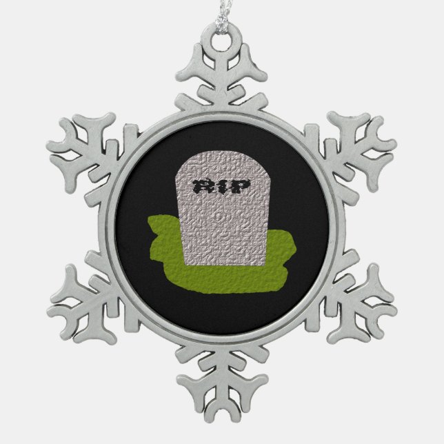RIP Grabstein Ornament (Vorderseite)