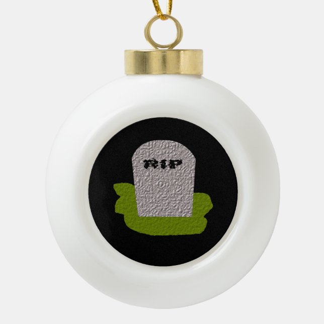 RIP Grabstein Ornament (Vorderseite)