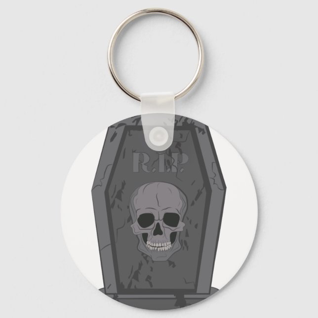 RIP Grabstein Schlüsselanhänger (Vorderseite)