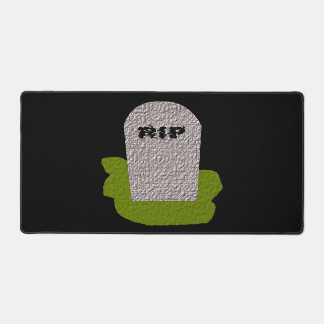 RIP Grabstein Schreibtischunterlage (Vorderseite)