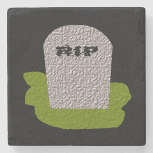 RIP Grabstein Stone Untersetzer