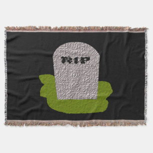RIP Grabstein Throw Blanket Decke