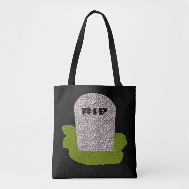 RIP Grabstein Tote Tasche (Vorderseite)