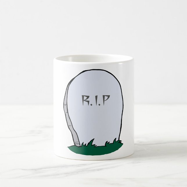 RIP Gravestone Cemeine Café Mug (Créateur téléchargé)