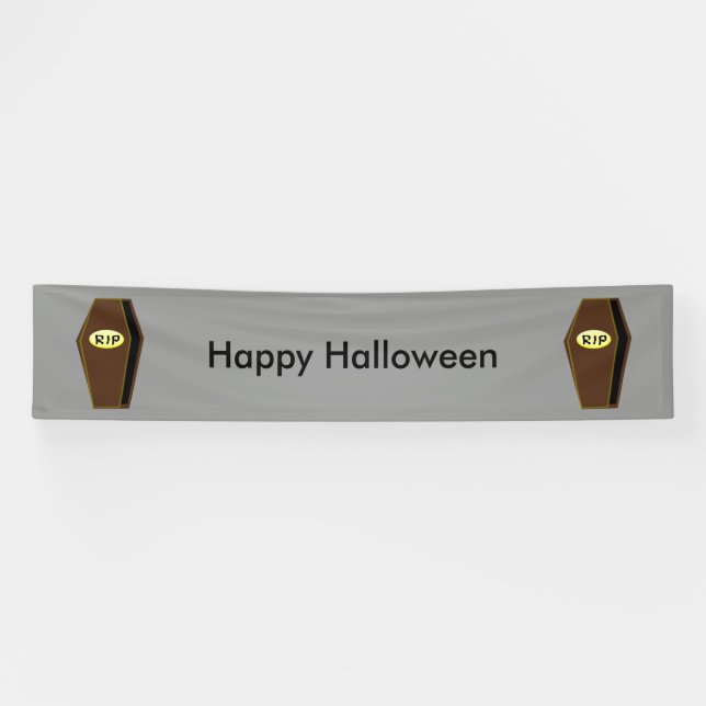 RIP Halloween-Coffin des "Doom Custom Banners" Banner (Horizontal)
