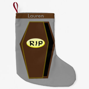 RIP Halloween Coffin des verdammten benutzerdefini Kleiner Weihnachtsstrumpf