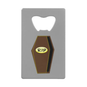 RIP Halloween Coffin Doom Bottle Opener Geldkarten Flaschenöffner
