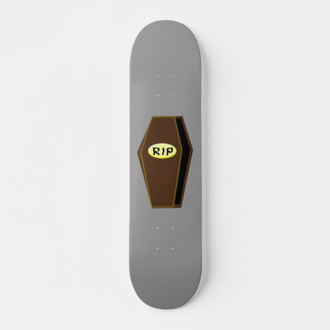 RIP Halloween Coffin Doom Skateboard (Devant)