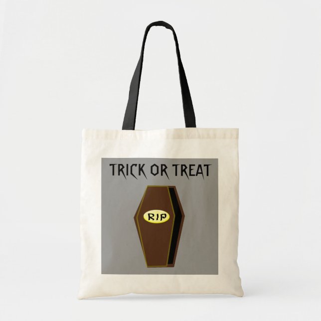 RIP Halloween Coffin Trick oder Treat Bag Tragetasche (Vorne)