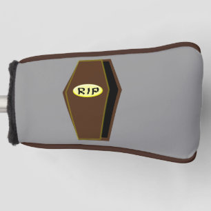 RIP Halloween Coffin von Doom Golf Putter Cover Headcover