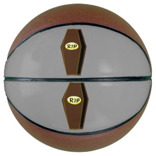RIP Halloween-Sarg von Doom-Basketballs Basketball