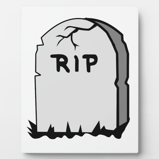 Rip Head Stone Fotoplatte (Vorderseite)