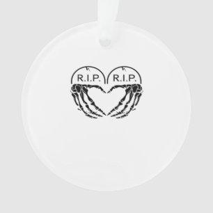 Rip, herzförmige Gestaltung aus Grabsteinen, Ornament