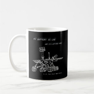 Rip-Mars Erkundung von Rover Gezeichnet Kaffeetasse