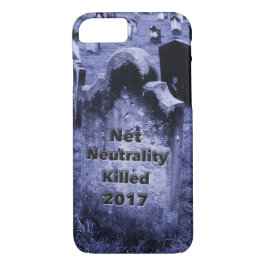 RIP Netzneutralität Gravestone iPhone 8/7 Hülle