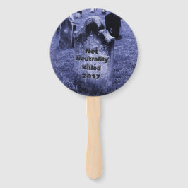 RIP Netzneutralität Gravestone Fächer