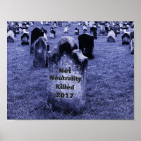 RIP Netzneutralität Gravestone