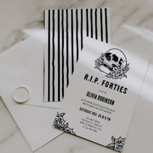 RIP Quarties 50e anniversaire Invitation