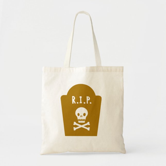 RIP Skull Tragetasche (Vorne)