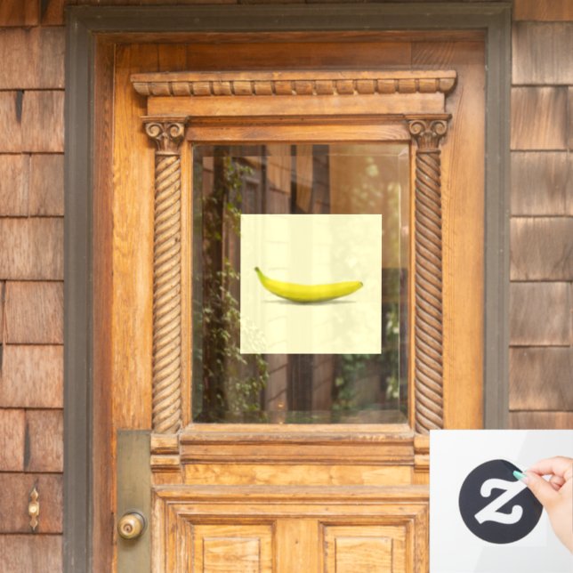 Ripe Banana - Fun and Fresh Fensteraufkleber (Haustür)