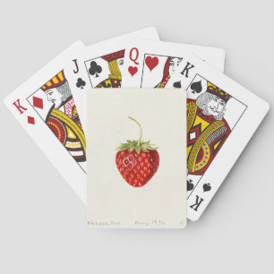 Ripe Red Strawberry (von Louis C.C. Krieger) Spielkarten