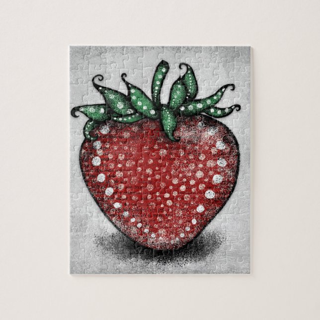 Ripe Strawberry Jigsaw Puzzle (Vertikal)